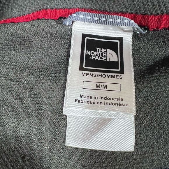 The North Face 1/4 Zip Two Tone Fleece Jacket Chest Pocket Men's Medium - Picture 5 of 7